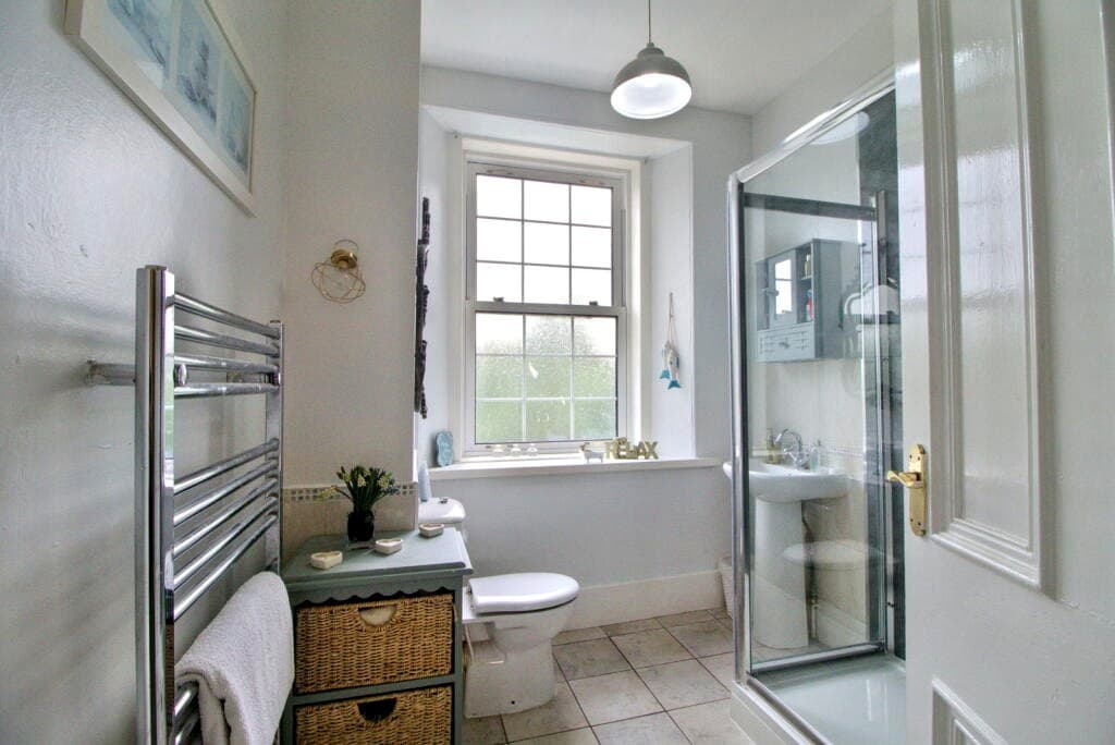 Shower room at Meikle Richorn