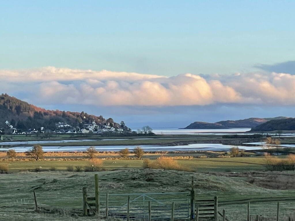 Evening light over the Solway and Urr Estuary near Meikle Richorn